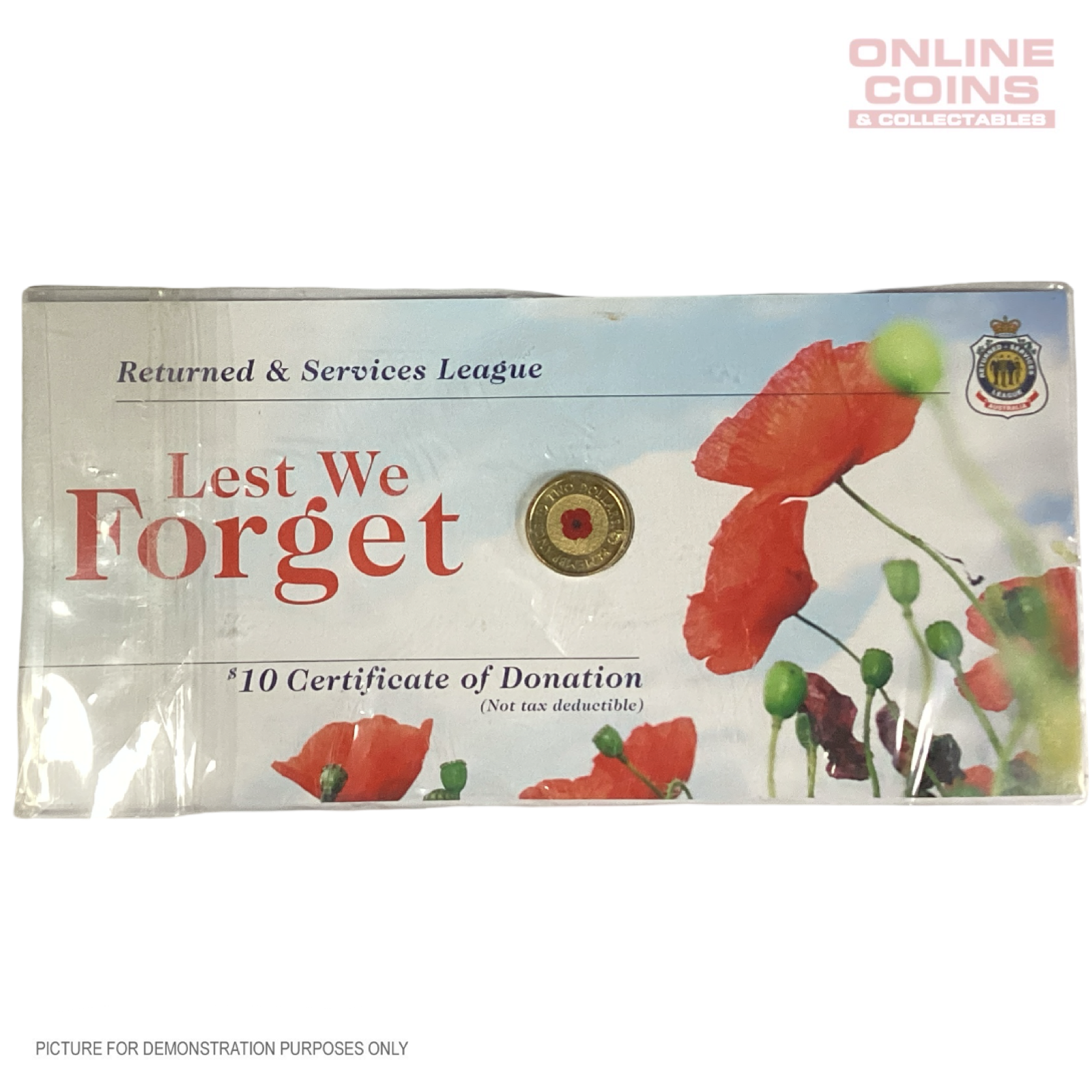 2012 RSL Carded Red Poppy - Damaged packaging